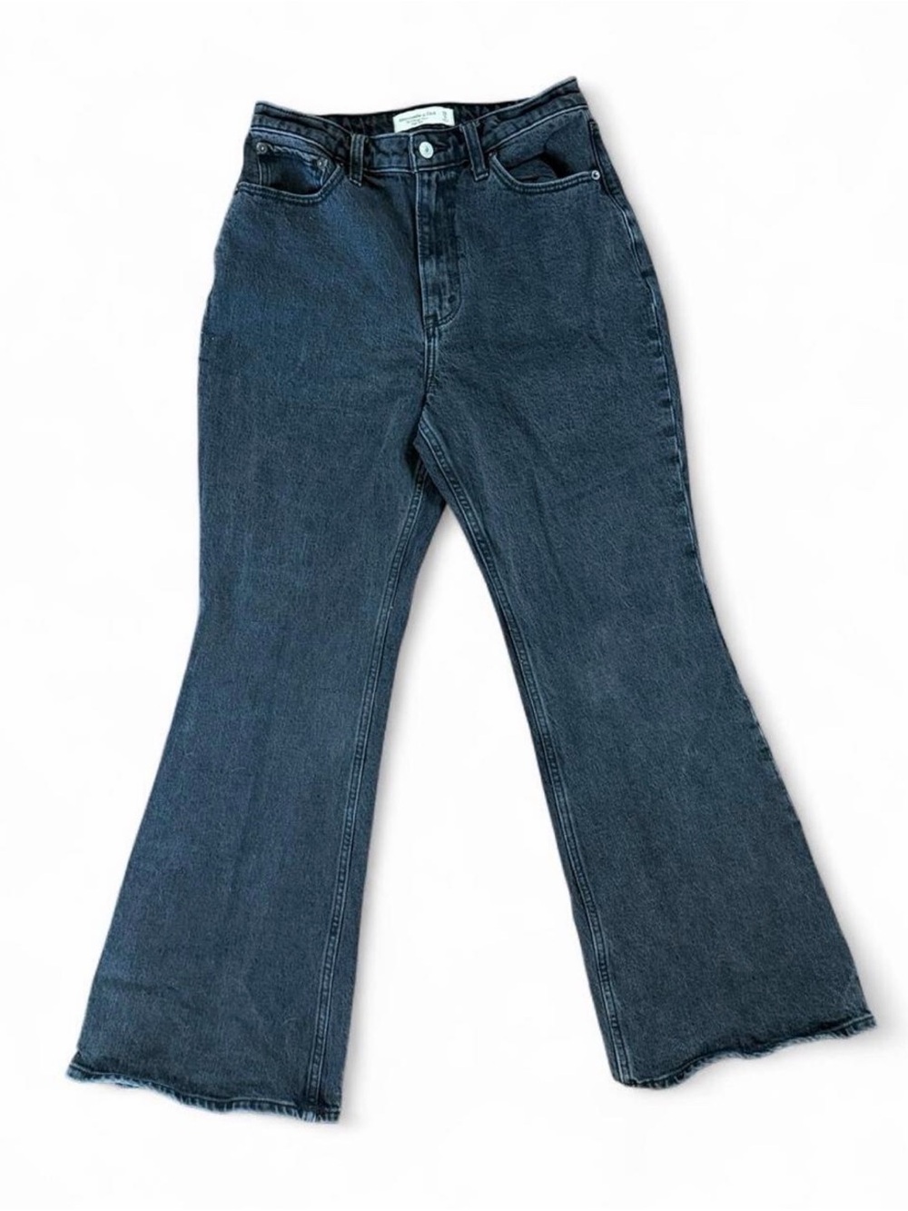 Abercrombie The Vintage Flare High Rise Women's Jeans in Washed Black 6S